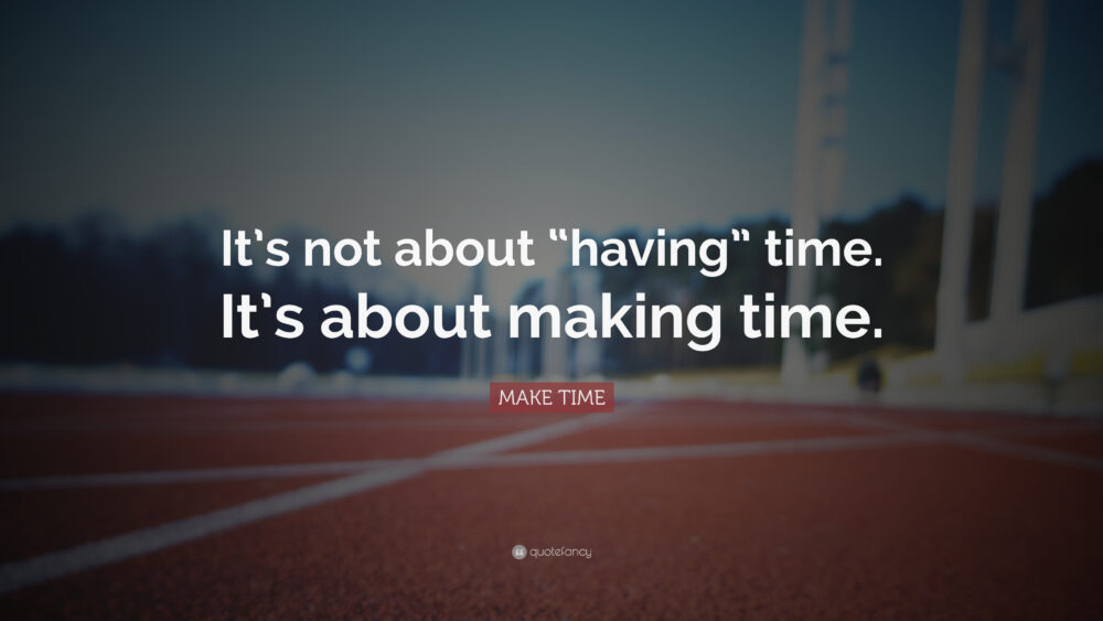 make time for your health
