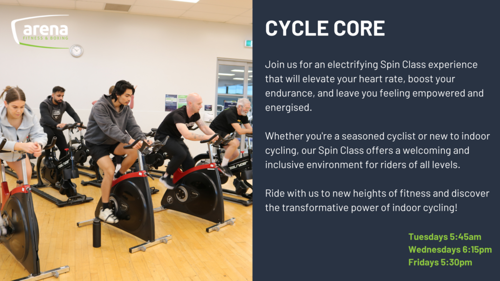 arena fitness cycle core