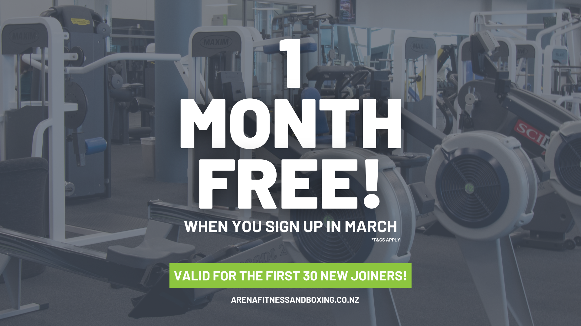 gym promo march 25